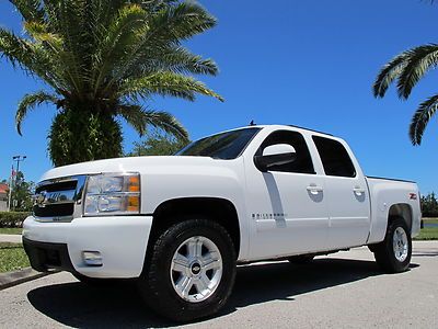 2007 chevrolet silverado 1500 crew cab ltz 4x4 very clean leather reserve no