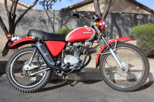 Honda SL125 Four Stroke Retro Motorcycle