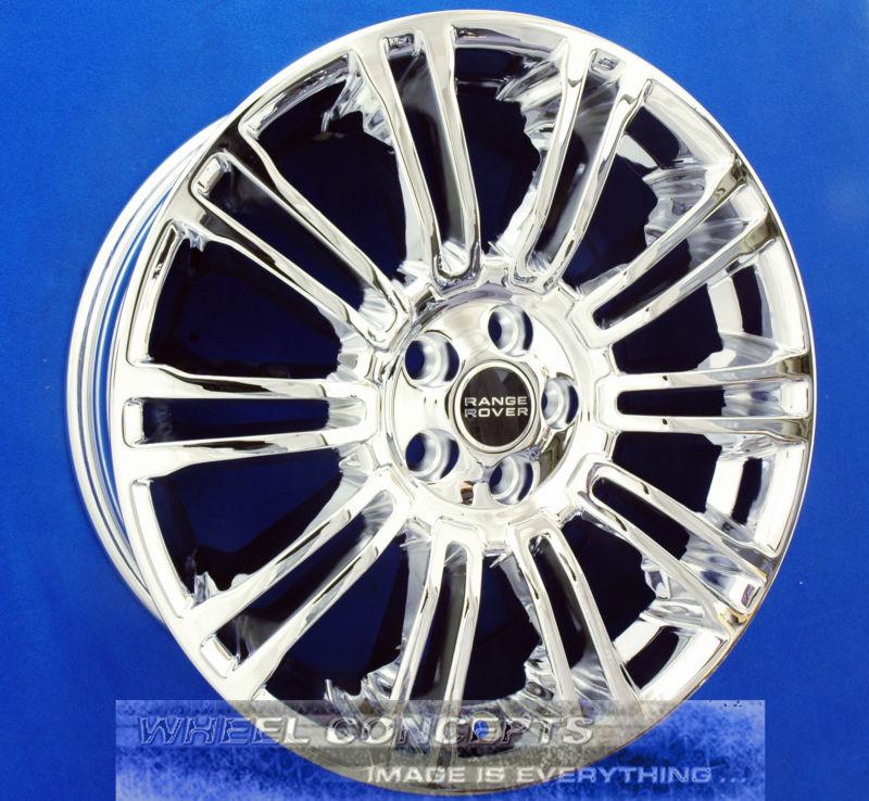 Range rover evoque 19 inch chrome wheel exchange land rover 19" 