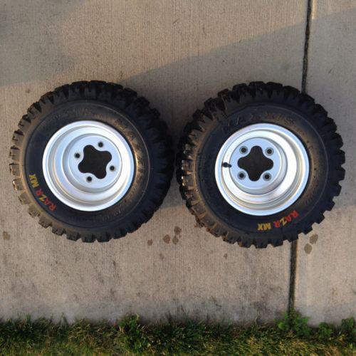 Honda trx 450er stock rear rims razor mx tires