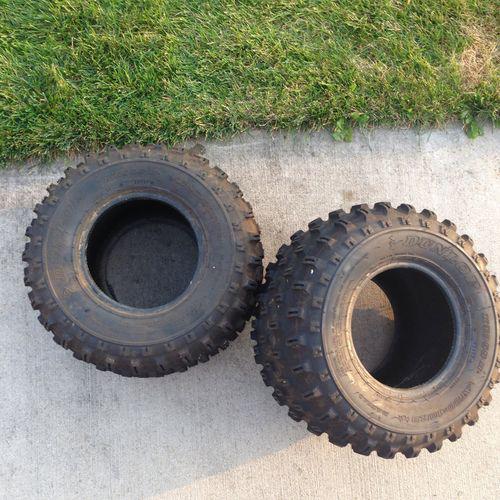 Honda trx 450er dunlop stock tires, like new