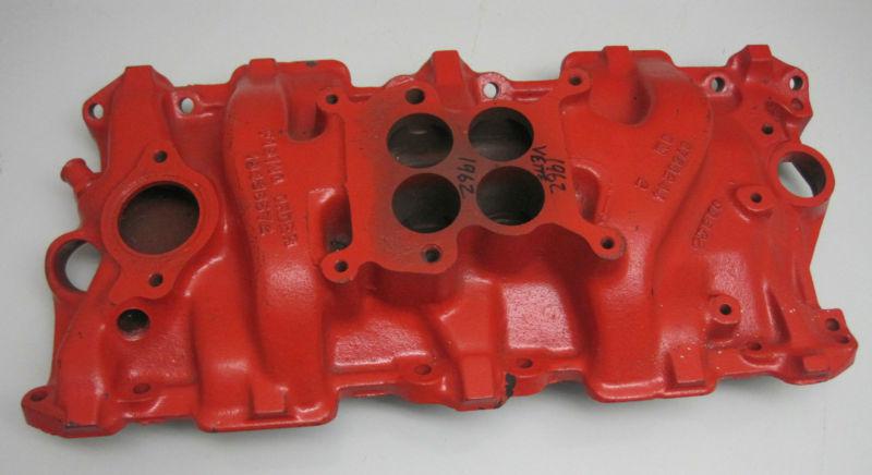 1962 corvette intake manifold 4 bbl gm # 3783244 used original