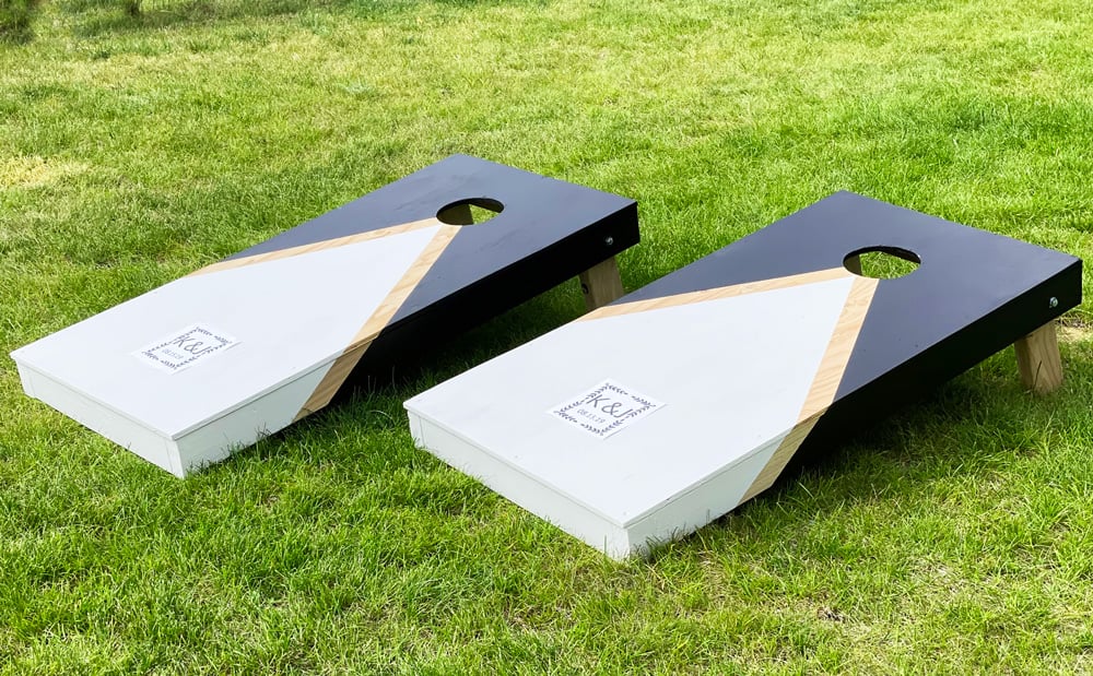 diy corn hole boards