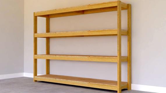 free garage shelving plan