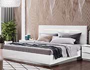 White Lacquer Finish Italian Bedroom Leona