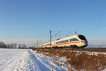 411 068-0  Ellwangen  bei Lichtenfels am 27.01.2017.