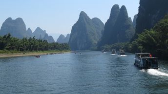 China, Guilin, Yangshuo village, Li river