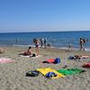 Rome, Lido di Ostia beach, sand