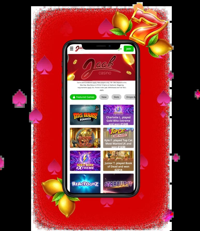 Jaak Casino UK Mobile