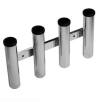 Viper Side Mount Rod Holder 4 Way Combing Rack Stainless Steel