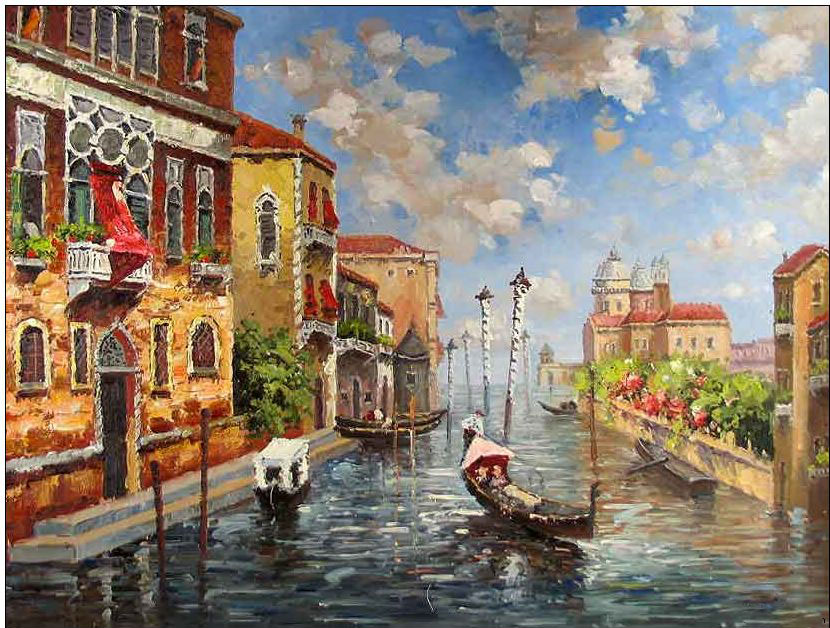 Venice oil painting