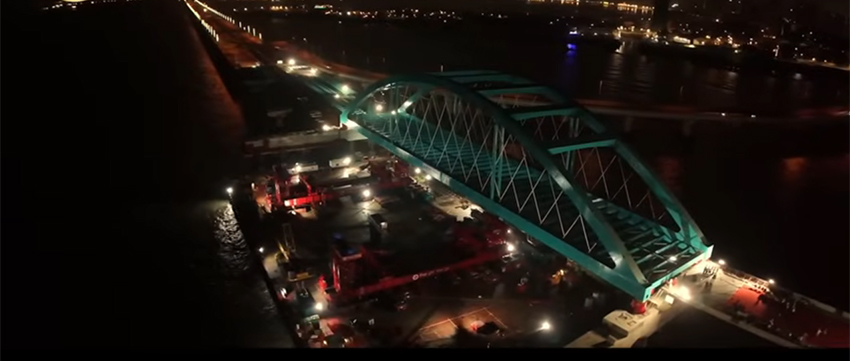 Video shows India’s first bridge installation by over-sea float method  logo 