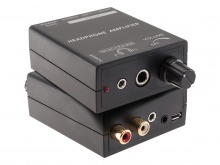 Headphone Amplifier With Stereo 3.5mm & RCA Inputs