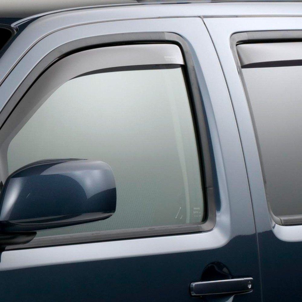 WeatherTech® - Nissan Pathfinder 2005-2012 Dark Smoke Window Deflectors image.