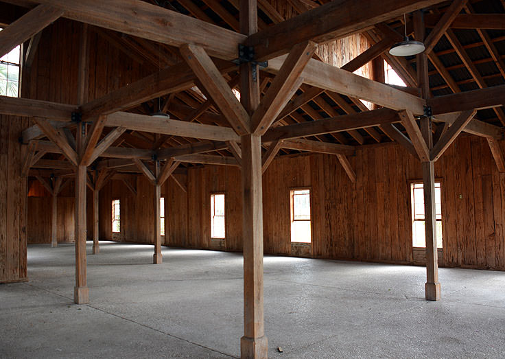 A wedding reception venue at Boone Hall Plantation, Mt. Pleasant, SC