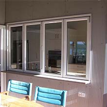 High Quality Aluminum Glass Bifold Window