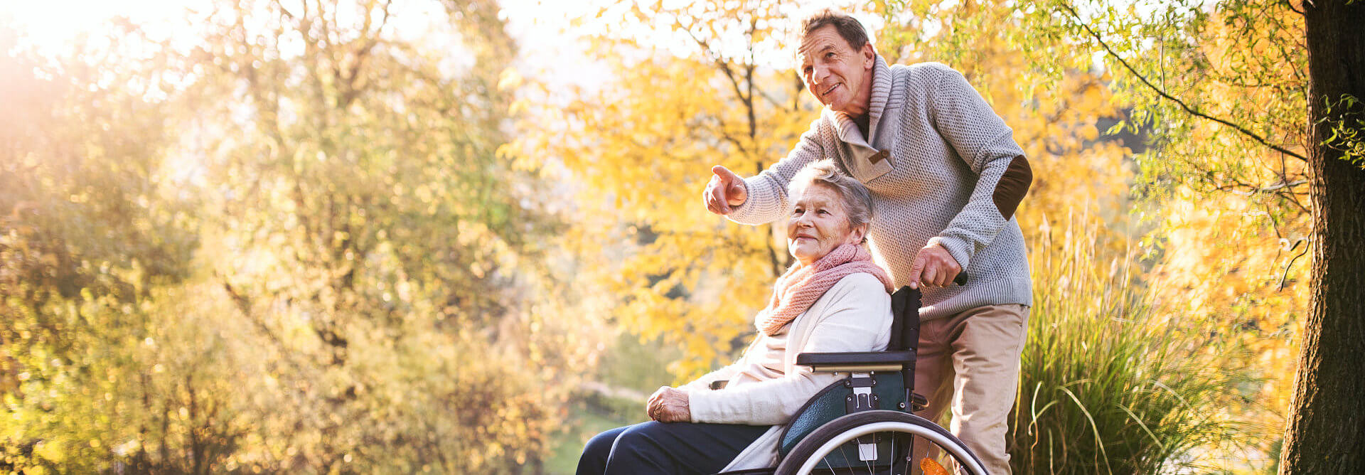 old couple smiling