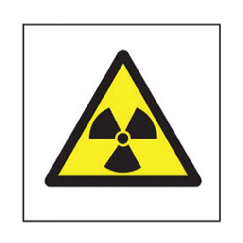 WA118 - Radioactive Icon Hazard Sign 400mm x 400mm