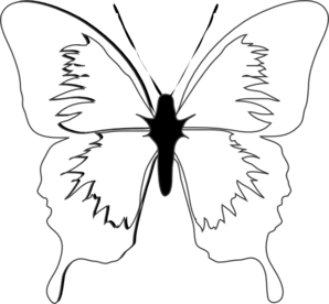 Butterfly Clipart Black And White - Free Clipart ...