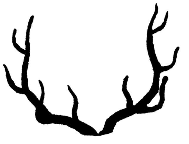 Reindeer antlers clip art