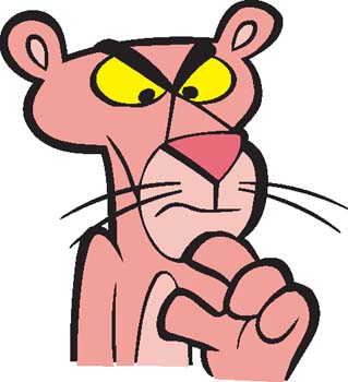 Pink Panther 1 Free Vector / 4Vector