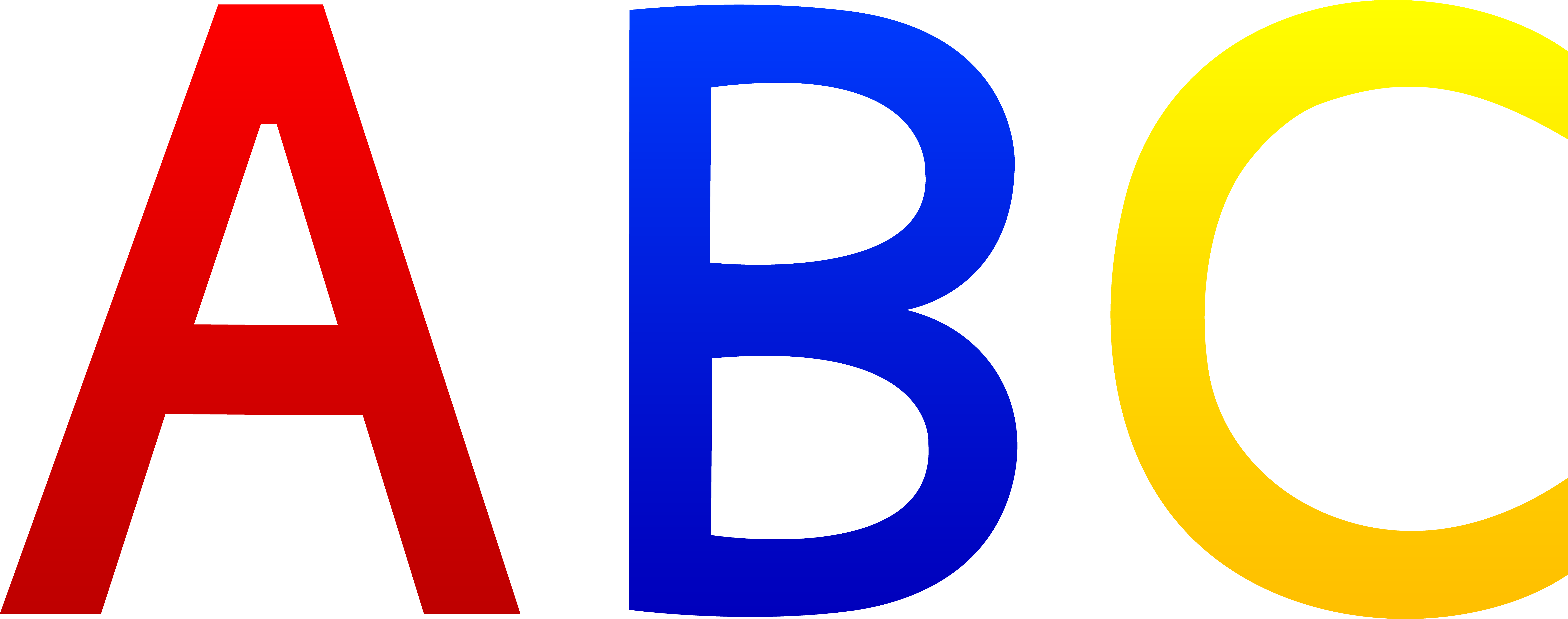 Free abc clipart