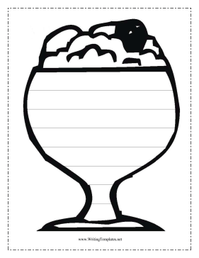 Best Photos of Free Ice Cream Sundae Template - Ice Cream ...