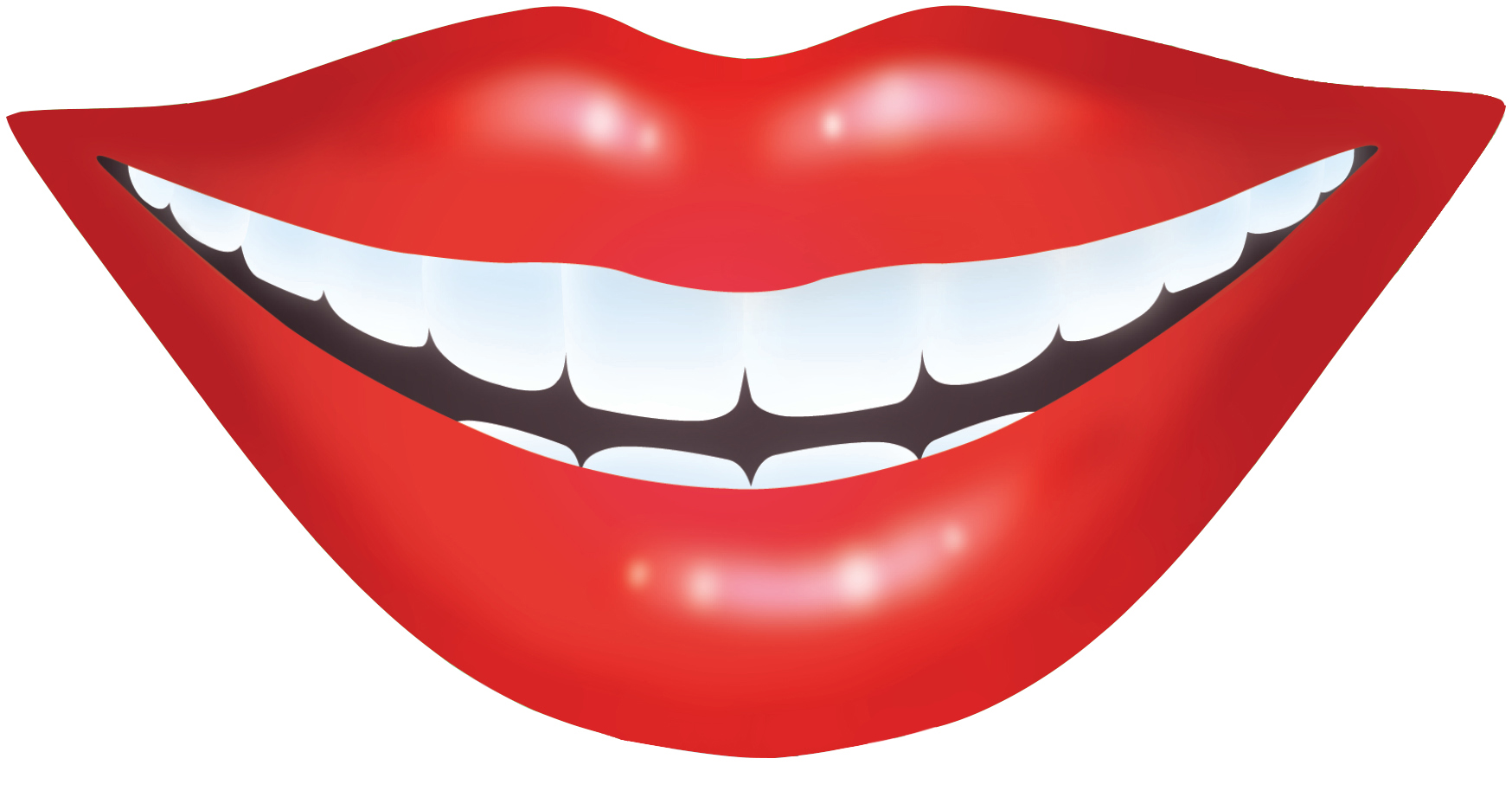 Cartoon lips clipart