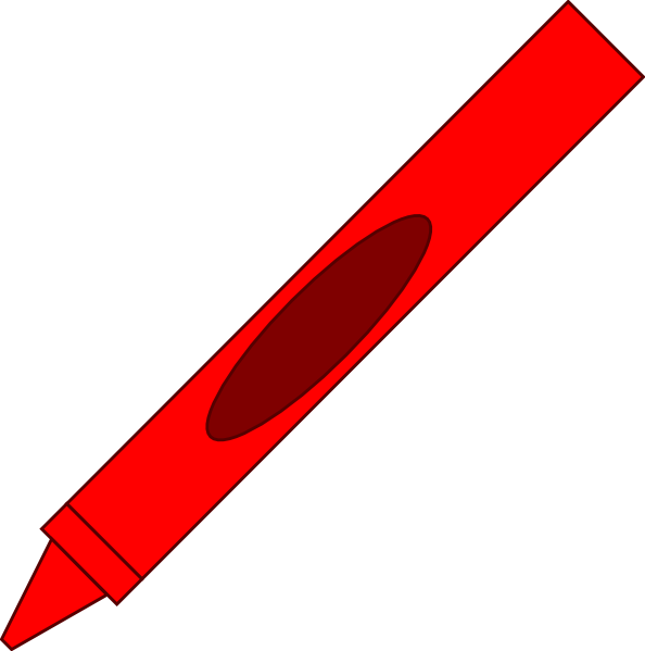 Red Crayon Clipart - Free Clipart Images