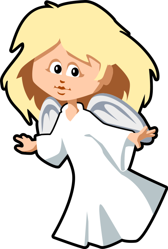 Free cartoon angel clipart