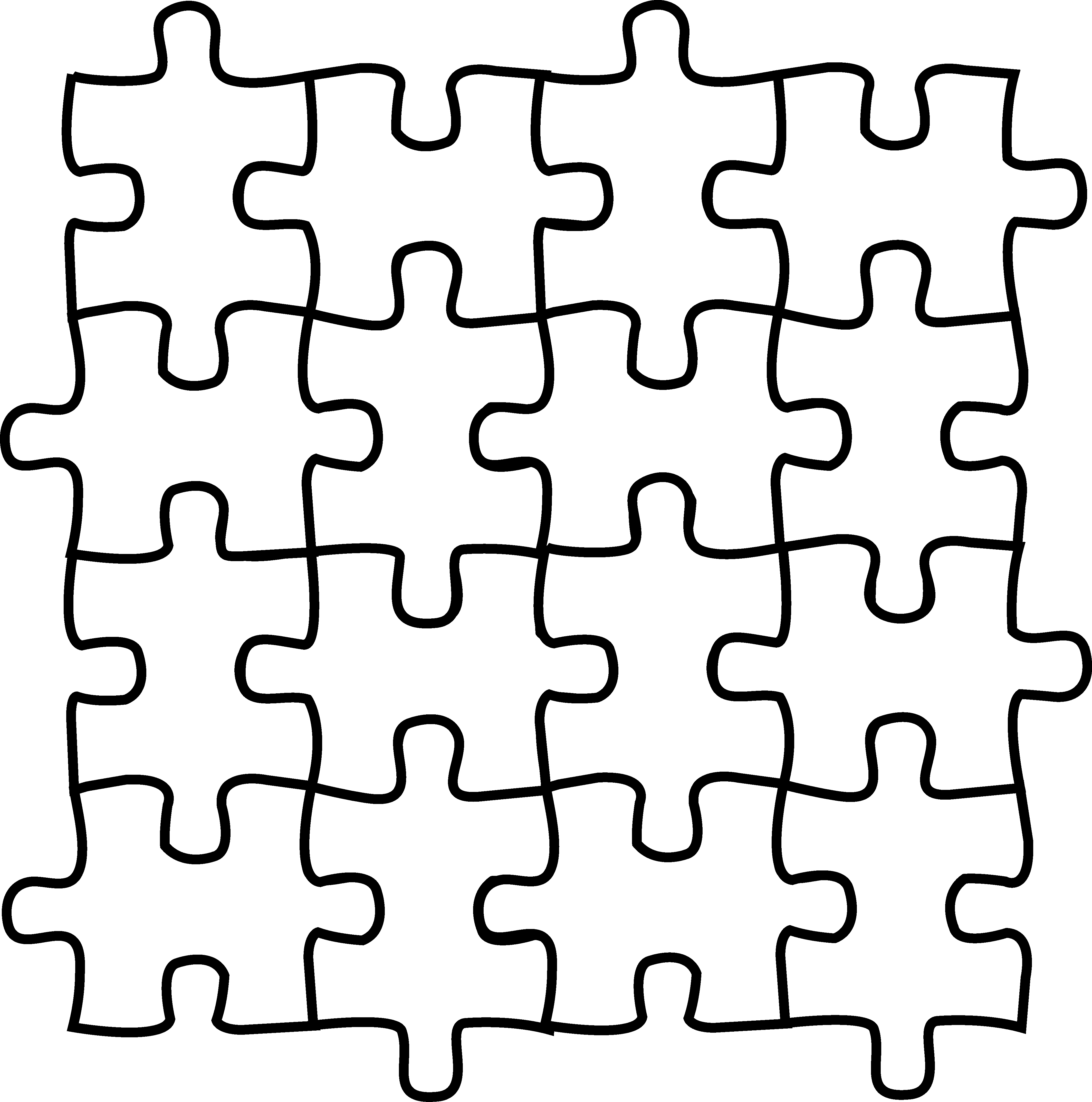 Clipart puzzle pieces free