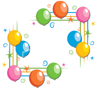 Birthday Border Clip Art Free