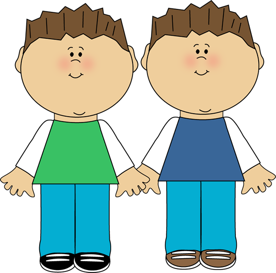 Free twin boy clipart