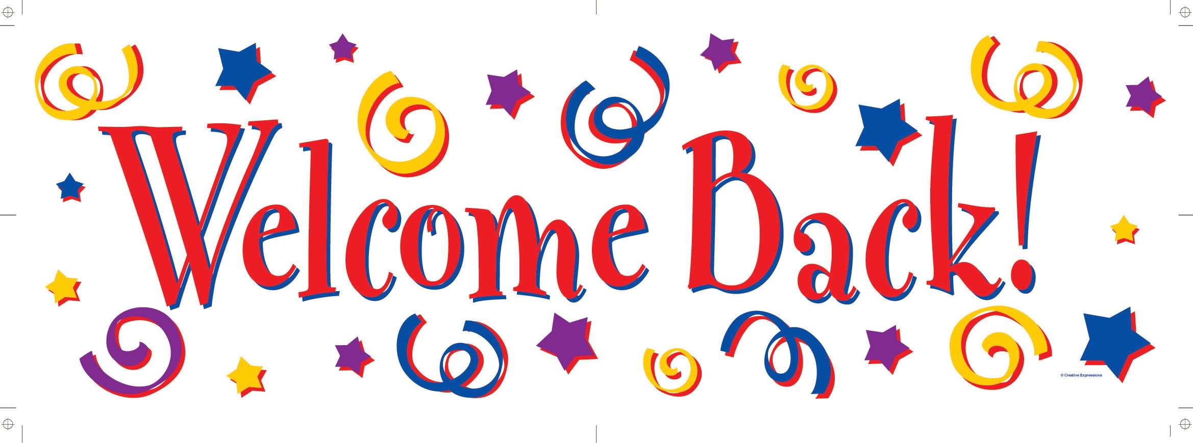 Clipart welcome back - ClipartFox