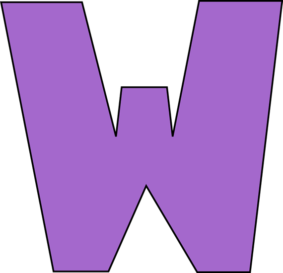 Letter W Clipart