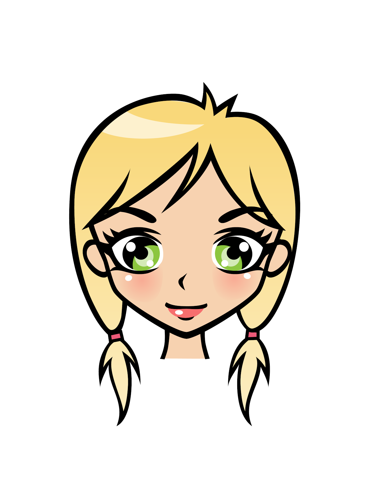 Cute girl clipart cartoon - ClipartFox