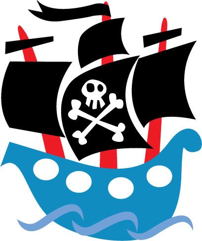 Pirate Ship Clip Art - Tumundografico