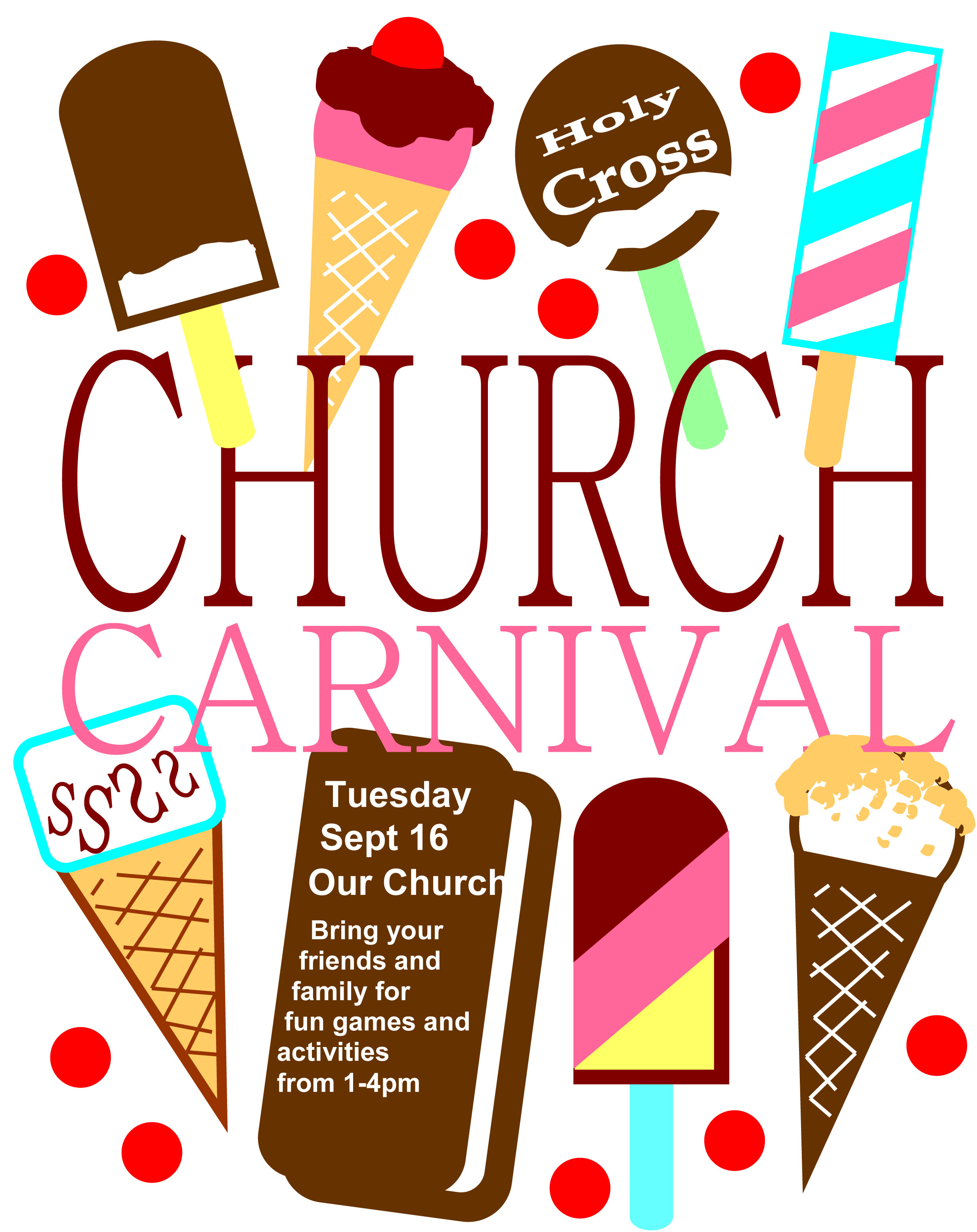 3 Church Carnival Flyer Templates using Microsoft Office