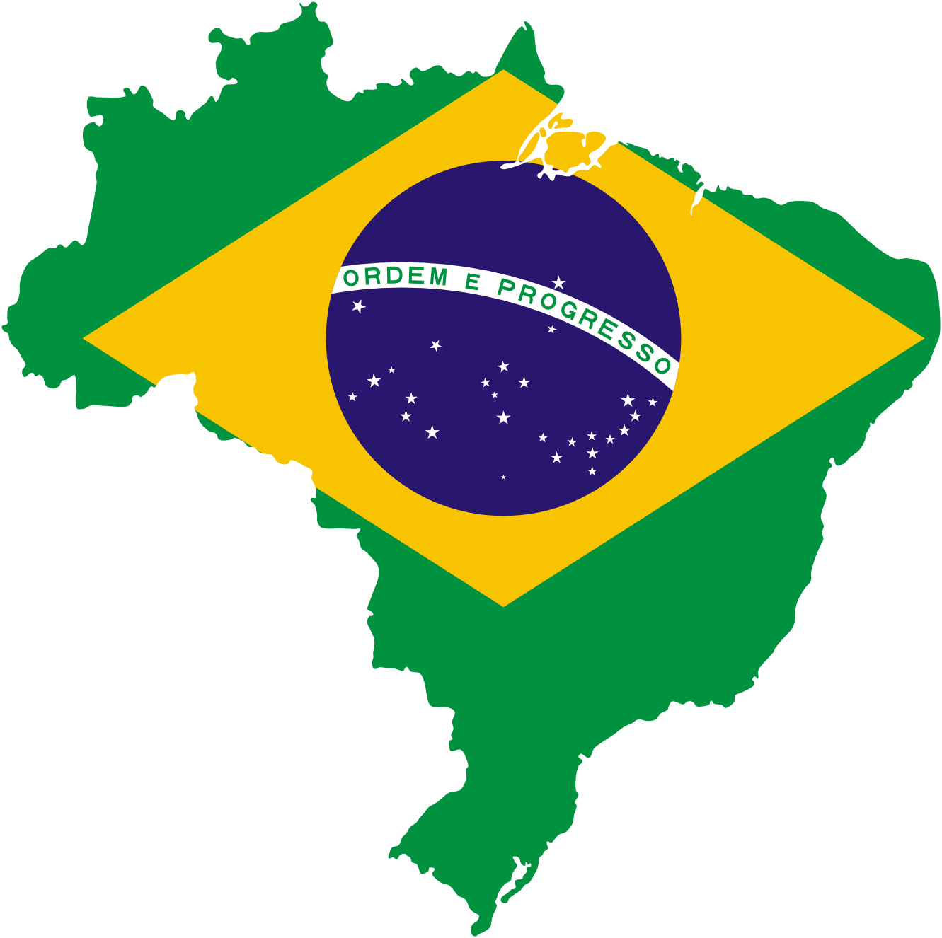 Brazil Map Vector