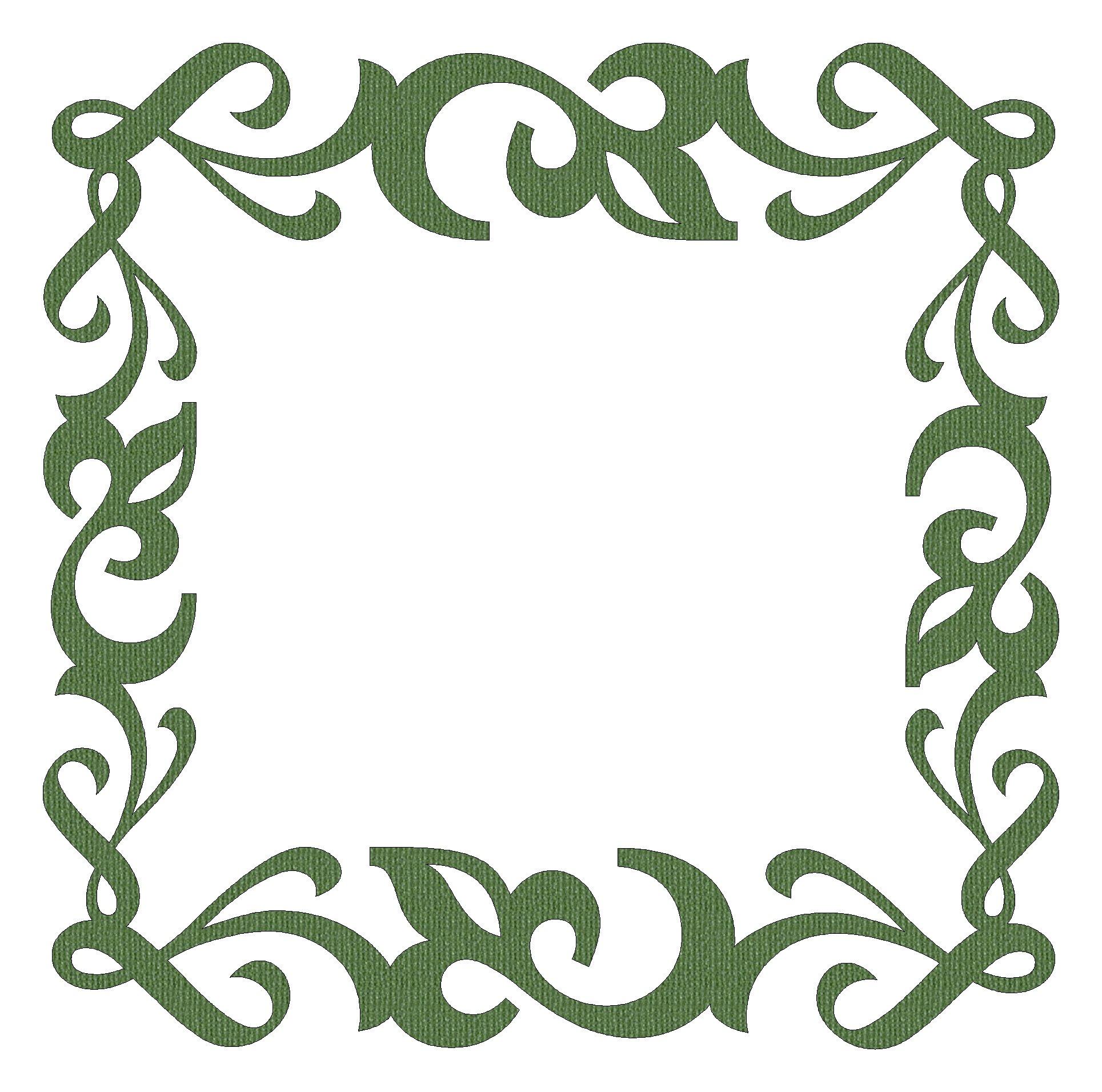 Elegant Christmas Border Clipart