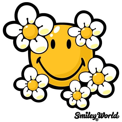 Smiley faces, Happy and Flower