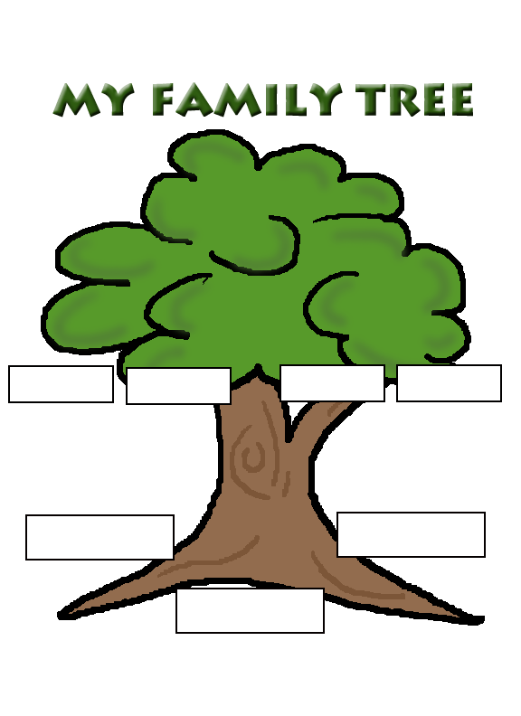 Blank Family Tree For Kids - ClipArt Best