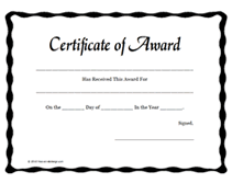 Blank Certificate Template - ClipArt Best