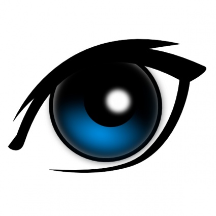 Crying cartoon eyes clipart