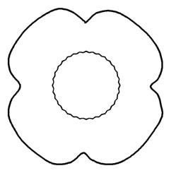 Poppy Template | Poppy Craft, Poppy ...