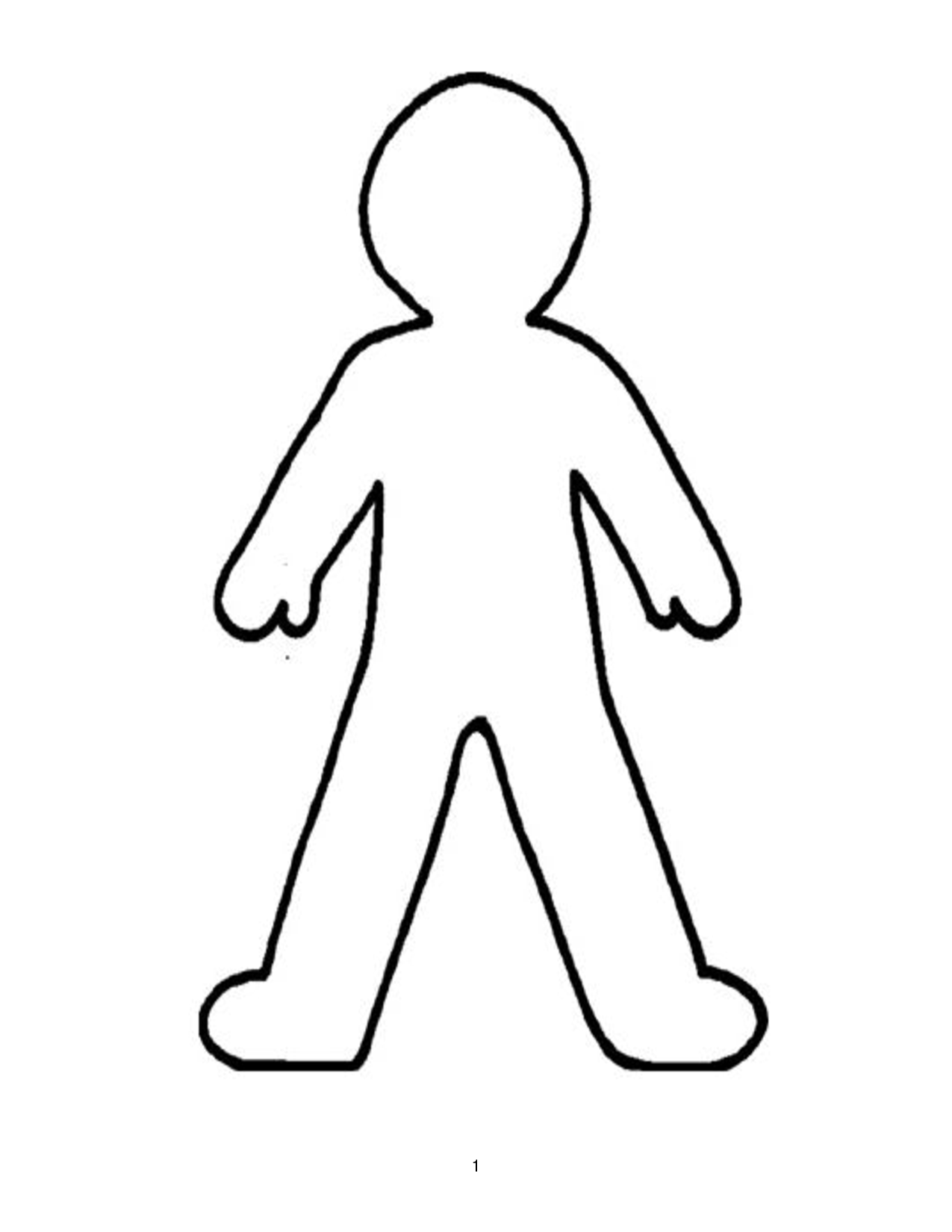 Female body outline clipart - ClipartFox