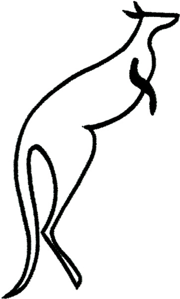 Kangaroo Outline - ClipArt Best