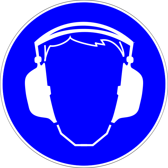 Ear Protection Required Sign