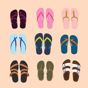 Flip Flops Vectors, Photos and PSD files | Free Download