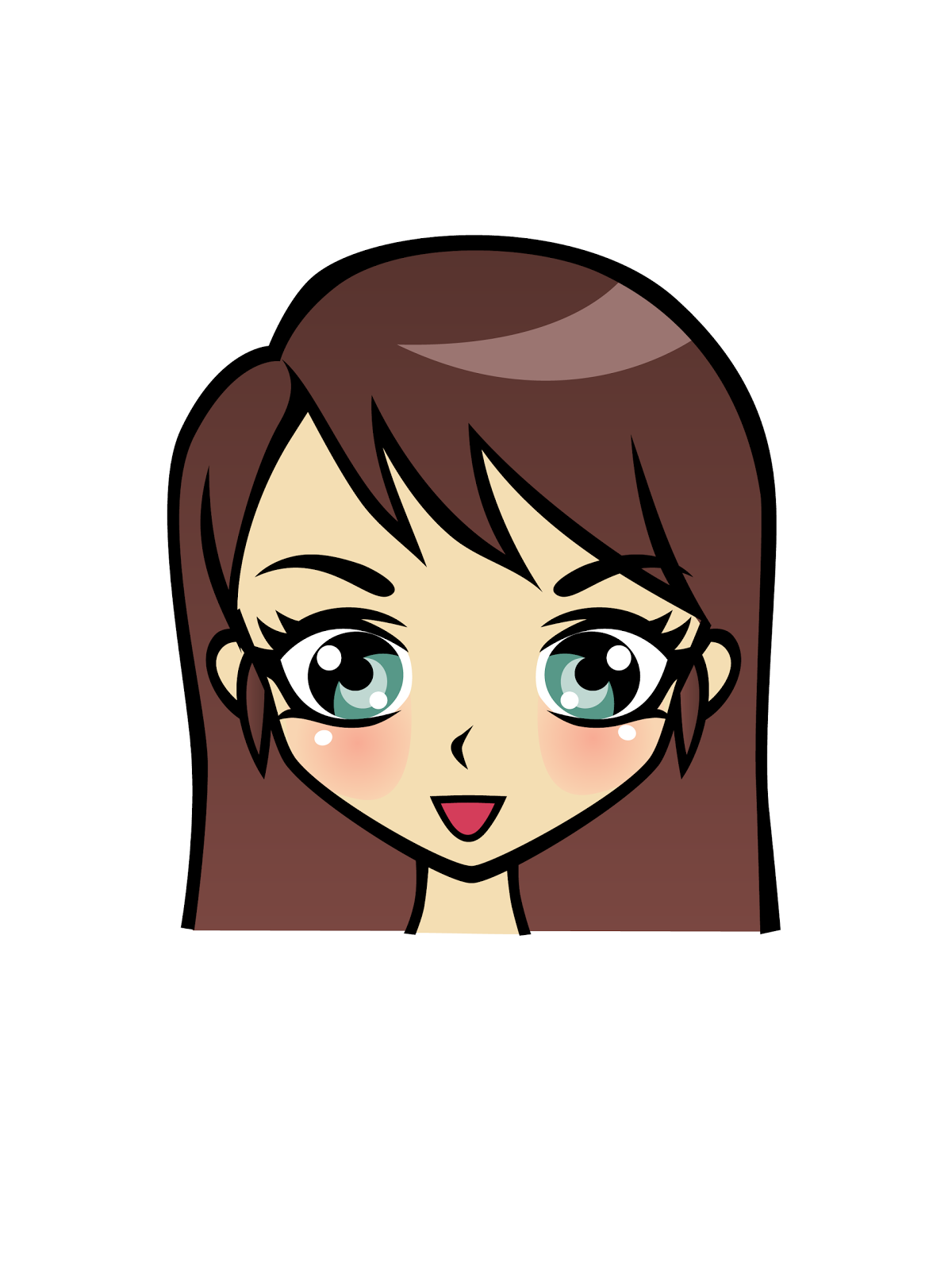 Cute girl clipart cartoon - ClipartFox